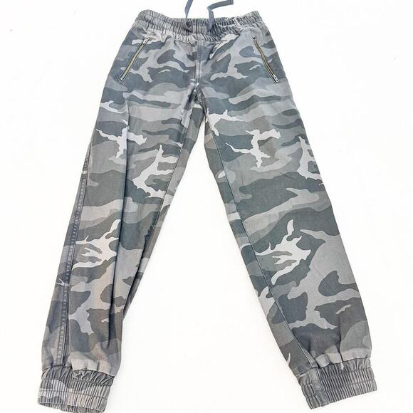 TNA Green Camouflage Printed Jogger Drawstring Style Pant Size XS - Picture 2 of 9